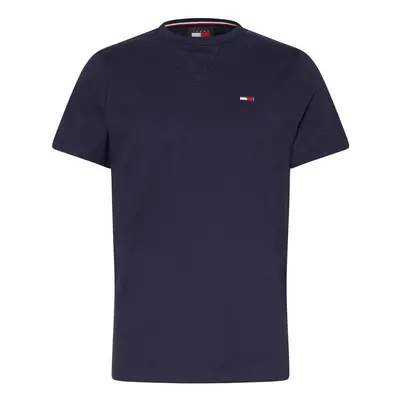 Tommy Jeans Slim Rib T-Shirt Dark Night Navy Pólók / Galléros Pólók Kék