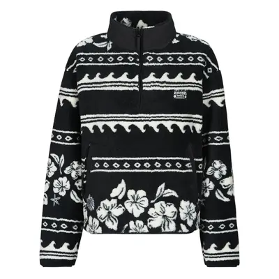 Rip Curl SOLEIL POLAR FLEECE 1/4 ZIP Polárok Fekete