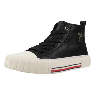 Tommy Hilfiger HIGH TOP LACE-UP SNEAKER Csizmák Fekete