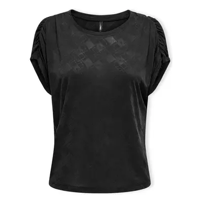 Only Top Free Life S/S - Black Blúzok Fekete