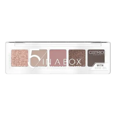 Catrice Mini Eyeshadow Palette 5 In A Box - 20 Soft Rose Look Szemfesték paletták Rózsaszín