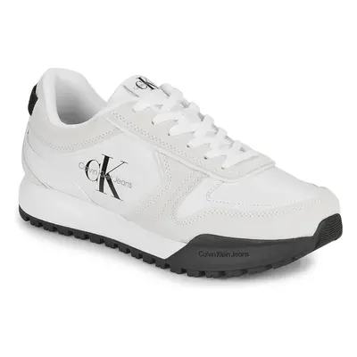 Calvin Klein Jeans TOOTHY RUNNER IRREGULARLINES Rövid szárú edzőcipők Fehér