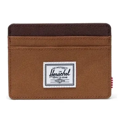 Herschel Charlie Eco Cardholder - Rubber/Chicory Coffee Pénztárcák Barna