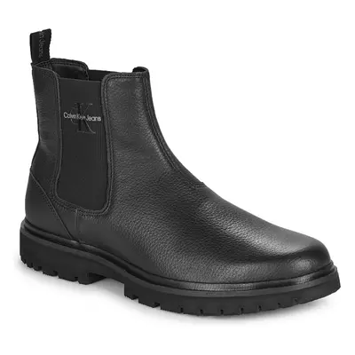 Calvin Klein Jeans EVA MID CHELSEA BOOT Csizmák Fekete