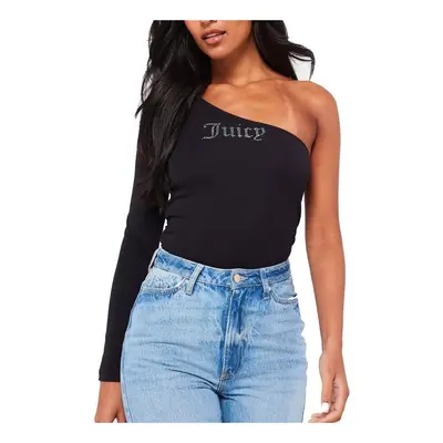 Juicy Couture NELLA ASYMMETRIC LS Pólók / Galléros Pólók Fekete