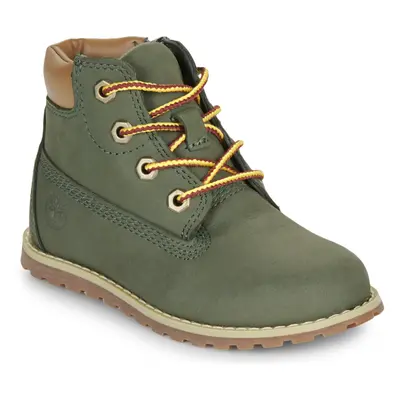 Timberland POKEY PINE MID LACE UP WITH ZIP Csizmák Zöld