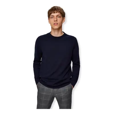 Selected Noos Berg Crew Knit - Navy Blazer Pulóverek Kék