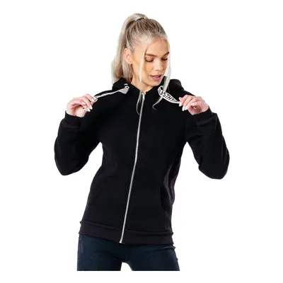 Justhype Ltd Drawstring Zip Hoodie Melegítő kabátok Fekete