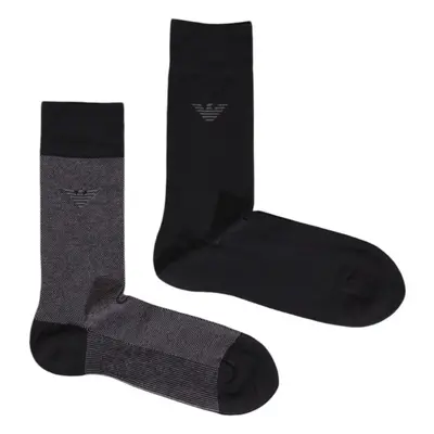 Emporio Armani EA7 SOCK 2-PACK 302302 4F295 Zoknik Fekete