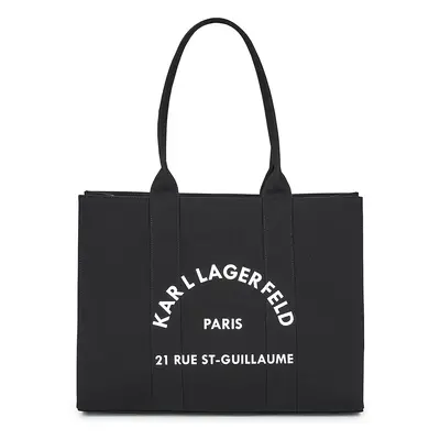 Karl Lagerfeld RSG SQUARE LARGE TOTE Bevásárló szatyrok / Bevásárló táskák Fekete