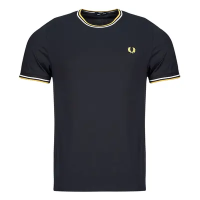 Fred Perry TWIN TIPPED Rövid ujjú pólók Kék