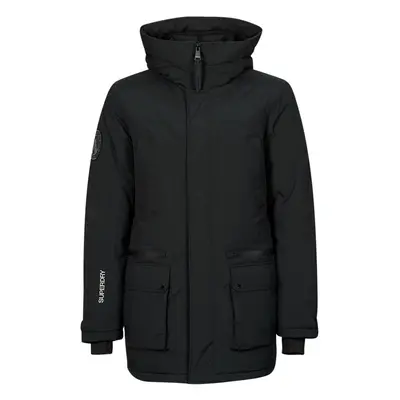 Superdry CITY PADDED PARKA JACKET Parka kabátok Fekete