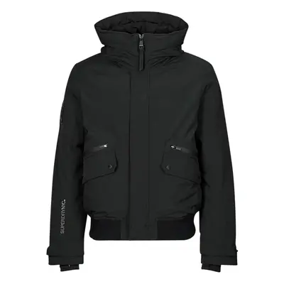 Superdry CITY PADDED BOMBER Dzsekik Fekete