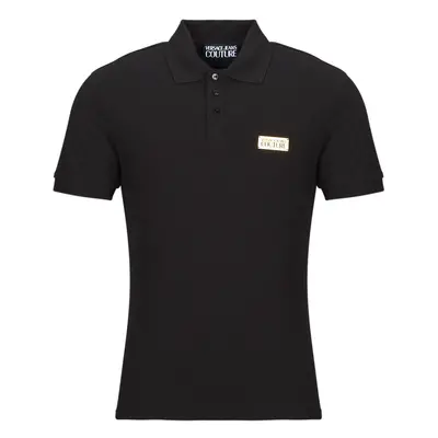 Versace Jeans Couture POLO77GAGT08 Rövid ujjú galléros pólók Fekete