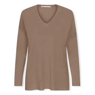 Only Amalia Knit L/S - Malt Ball Pulóverek Barna