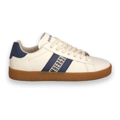 Bikkembergs OFF WHITE LEATHER Divat edzőcipők Fehér