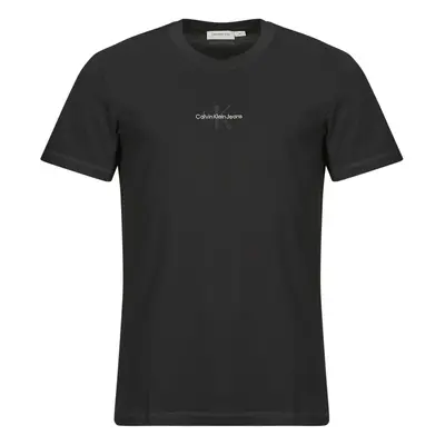 Calvin Klein Jeans MONOLOGO TEE Rövid ujjú pólók Fekete