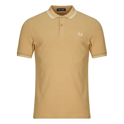 Fred Perry TWIN TIPPED Rövid ujjú galléros pólók Bézs