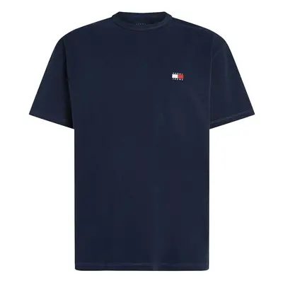 Tommy Jeans Badge Crew T-Shirt Dark Night Navy Pólók / Galléros Pólók Kék