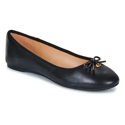 Coach ABIGAIL LEATHER BALLET FLAT Balerina cipők / babák Fekete