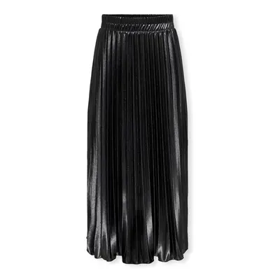 Only Lyon Pleated Shine Skirt - Black Szoknyák Fekete