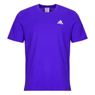 adidas Essentials Single Jersey Embroidered Small Logo T-Shirt Rövid ujjú pólók Kék