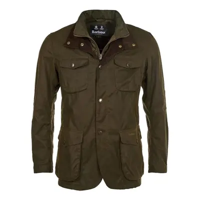 Barbour Ogston Waxed Cotton Jacket - Olive Kabátok Zöld