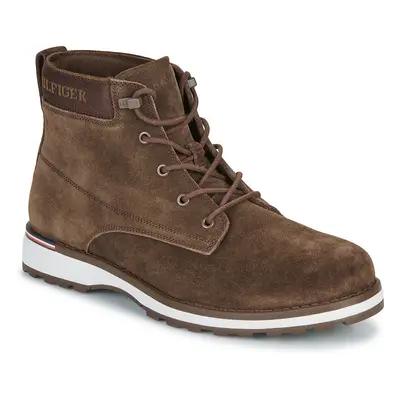 Tommy Hilfiger CORPORATE OUTDOOR SUEDE BOOT Csizmák Barna