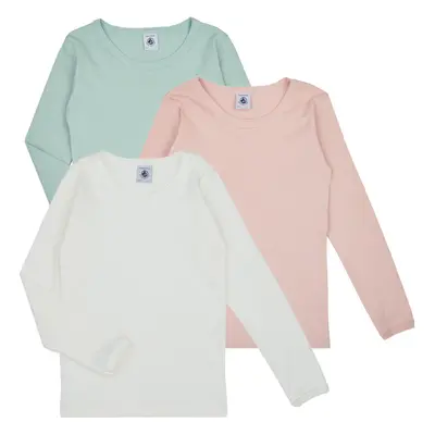 Petit Bateau LOT MANCHES LONGUES X3 Hosszú ujjú pólók Sokszínű