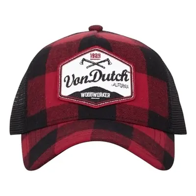 Von Dutch CASQUETTES BASEBALL CARREAUX FILET Baseball sapkák Piros