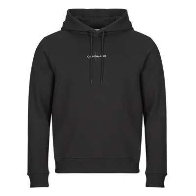 Calvin Klein Jeans MONOLOGO HOODIE Pulóverek Fekete