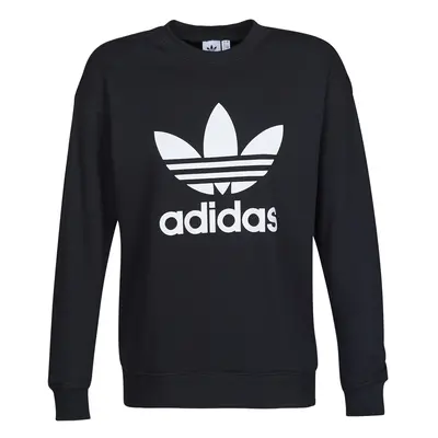 adidas TRF CREW SWEAT Pulóverek Fekete