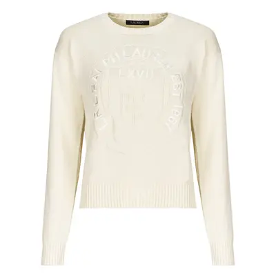 Lauren Ralph Lauren RIEDNEE-LONG SLEEVE-PULLOVER Pulóverek Fehér