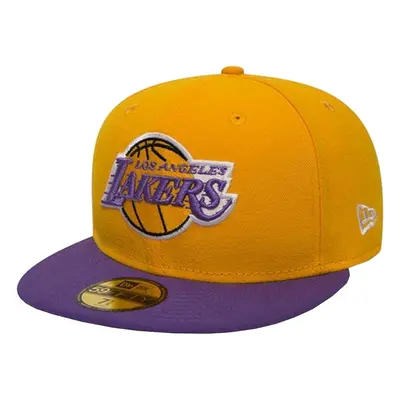 New-Era Los Angeles Lakers NBA Basic Cap Baseball sapkák Citromsárga