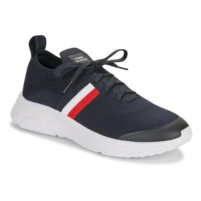 Tommy Hilfiger MODERN RUNNER KNIT STRIPES Rövid szárú edzőcipők Tengerész