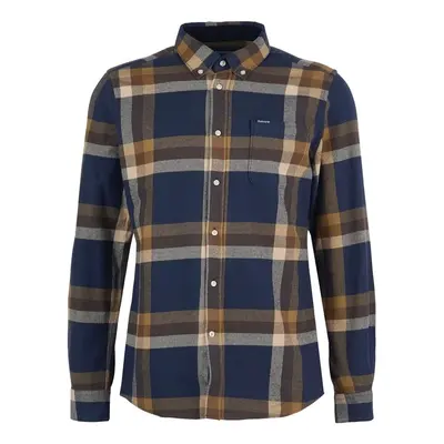 Barbour Shirt Folley Tailored - Navy Hosszú ujjú ingek Kék