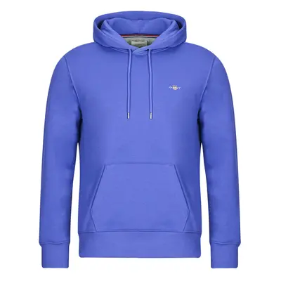 Gant REG SHIELD HOODIE Pulóverek Kék