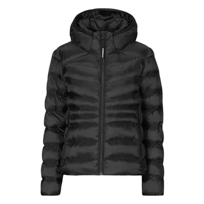 Superdry HOODED FUJI PADDED JACKET Steppelt kabátok Fekete