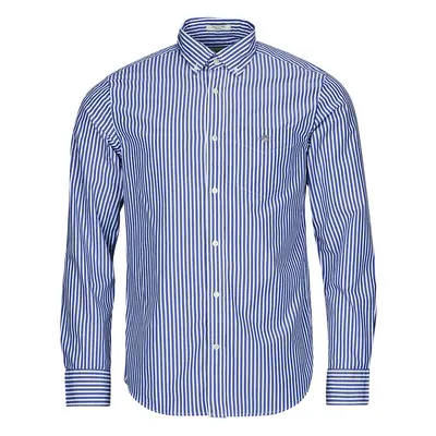 Gant REG POPLIN STRIPE SHIRT Hosszú ujjú ingek Kék