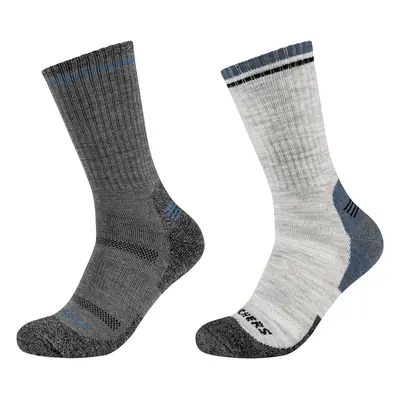 Skechers 2PPK Men Trail Wool Socks Sport zoknik Szürke