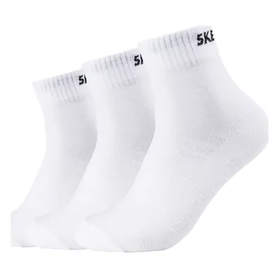 Skechers 3PPK Unisex Mesh Ventilation Quarter Socks Sport zoknik Fehér