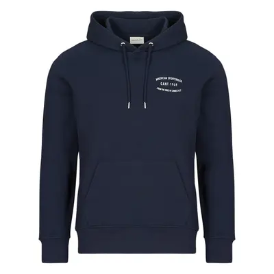 Gant SMALL GRAPHIC SWEAT HOODIE Pulóverek Tengerész