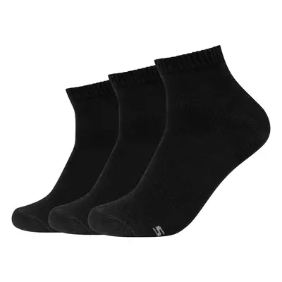 Skechers 3PPK Basic Quarter Socks Zoknik Fekete