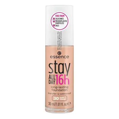 Essence Stay All Day 16H Longlasting Foundation - 30 Soft Sand Alapozók Bézs