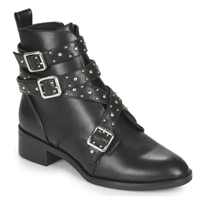 Only BRIGHT 14 PU STUD BOOT Csizmák Fekete