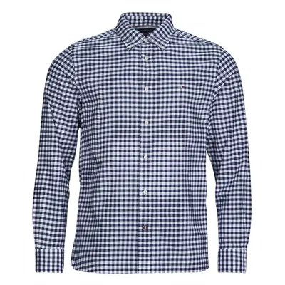 Tommy Hilfiger CLASSIC OXFORD GINGHAM RF SHIRT Hosszú ujjú ingek Tengerész