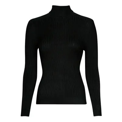 Only ONLKAROL L/S ROLLNECK PULLOVER KNT NOOS Pulóverek Fekete