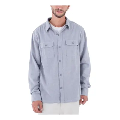 Hurley SANTA CRUZ TWILL FLANNEL Kabátok Szürke