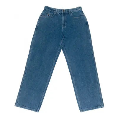 Nonsense Pant bigfoot denim Nadrágok Kék