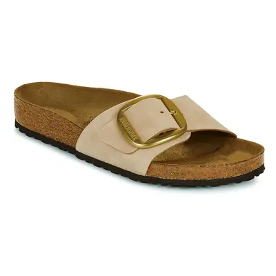 Birkenstock Madrid Big Buckle LENB Sandcastle Papucsok Bézs